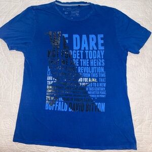 Buffalo David Bitton Blue Short Sleeve Graphic Tee